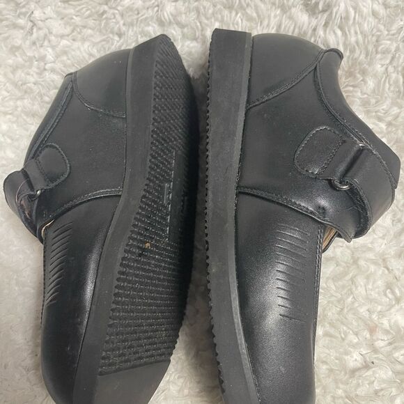 New Mt. Emey leather Black Comfort Orthotic Diabetic Walking Oxfords Men SZ 10.5 - Picture 6 of 10